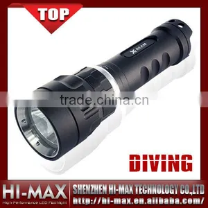 High Intensity Cree XM-L U2 Divng Flashlight Remote Switch thumbnail-1