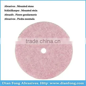 P101 Wheel Shaped Aluminum Oxide Maded Medium Grit Pink Stone Grinding Wheel thumbnail-1