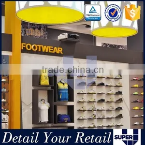 Hot Sale Retail Store Wooden Floor Shoe Display Stand thumbnail-3