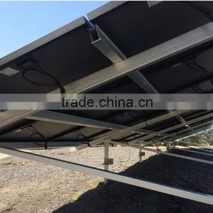 Solar Pole Mounting Brackets With Solar System thumbnail-2