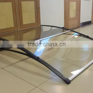 New Arrival 1.5M Assembled PC Polycarbonate Metal Aluminum Awning Celling Brackets for Porch and Window thumbnail-3