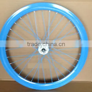 Colorful Aluminum With Brake Side Fixed Gear Wheels thumbnail-4