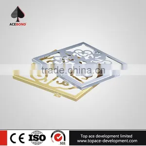 Large Selection 300*300mm Carved Flower Aluminium Panels Balcony thumbnail-6