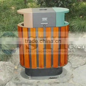 Garbage Can With 2 Openings thumbnail-1