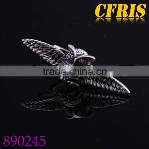 Newest Design Owl Tie Clip, Ani-silver Owl Tie Bar thumbnail-1