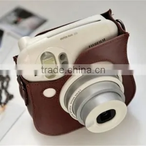 Hot Selling Coffee PU Leather Case Bag For Fujifilm Instax Mini 25 thumbnail-3