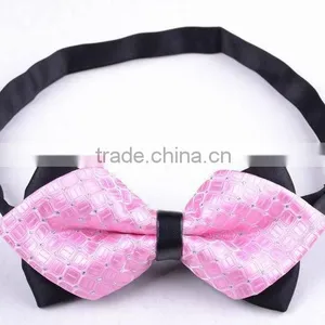 Good Quality Point End Silk Leisure Jacquard Bow Ties for Men Quality Choice thumbnail-2