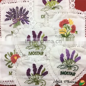 High Quality Hand Embroidery Flower Powder Fragrant Bag thumbnail-3