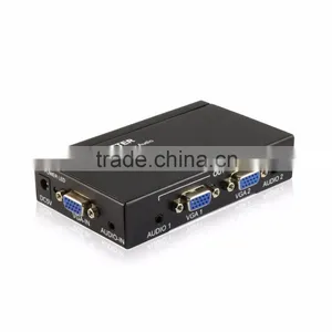 China Supplier 1 in 2 Out Vga Splitter VGA Splitter With 3.5mm Stereo Audio thumbnail-3