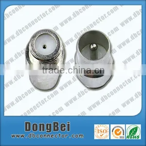 75ohm f Female Pal Male Brass Adapter for Connector thumbnail-1