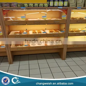 Food Display Rack/wood Bread Display Rack for Supermarket and Store thumbnail-2