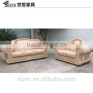 Leather Sofa With Fabric Cushions and Leather Sofa With Fabric Cushions thumbnail-1