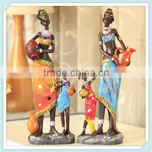 Unique Africa Figurine Mother and Baby Figurine for Home Decoration thumbnail-1
