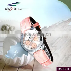 Hot Selling Lady Leather Band Watch thumbnail-1