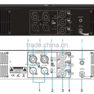 ITC TS-200PI Series for Meeting Room Sound System Professional Audio Power Amplifier thumbnail-2
