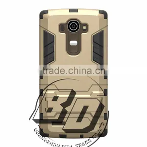Popular Armor Rugged Kickstand Shockproof Steel Small Kickstand Case TPU+PC 2 in 1 Case For LG G4 Hard Case Lowest Price thumbnail-4