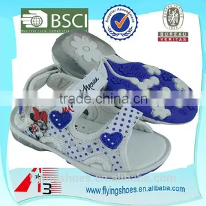 High Quality Sports Kids Fancy Sandals With Mickey Mouse Flower thumbnail-1