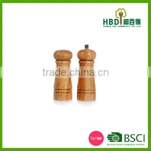Kitchen Wooden Manual Pepper Mill, Pepper Grinder ,salt Shaker thumbnail-2