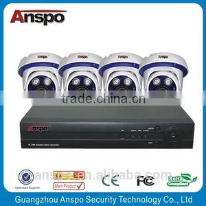 Anspo Metal HD 720P Indoor Dome Camera 4ch AHD DVR CCTV Camera Kits thumbnail-1
