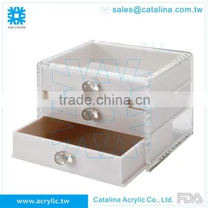 ACRYLIC 3-DRAWER ROUND BEAD KNOB BOX thumbnail-1