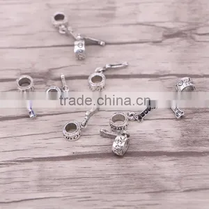 Dog Bone Dangle Bead Fits European Style Charm Bracelets & Necklaces thumbnail-2