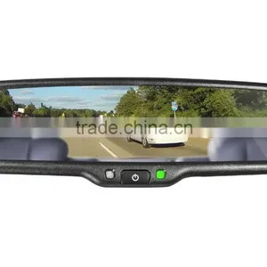 4.3 Inch Car Rear View Mirror Monitor and HD 1080p Camera DVR With 2 AV-in thumbnail-3