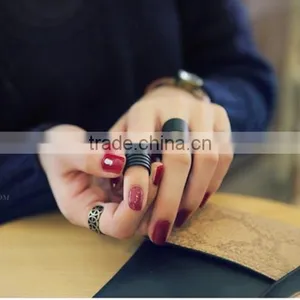 Fashion Stainless Steel Jewelry Arthrosis Rings thumbnail-6