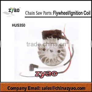 Spare Parts for Gasolina Chain Saw HUS350, Husqvarna350 Chainsaw Flywheel Ignition Coil thumbnail-1