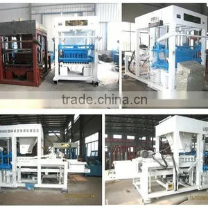 QT4-15B Medium Size Hydraulic Adobe Interlocking Block Making Machine With PLC Control Cabinet Ghana Price thumbnail-4