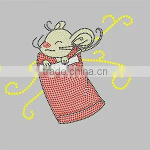 Hot Fix Rhinestone Cute Little Mouse Motif thumbnail-1