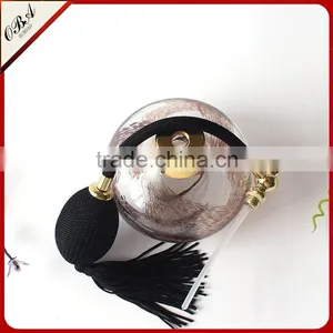 2016 Factory Wholesale High Grade Hand Blown Air Bag Pump Perfume Glass Bottle 80ml thumbnail-4