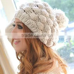 2013 Winter Knitting Crocheted Hat thumbnail-1