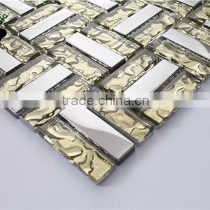 SMP02 Electroplate Surface Mosaic Material Mixed Mosaic Water Drop Mosaic thumbnail-4