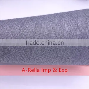 Nep Yarn Gray Yarn 5# 32S/1 in Cone Knitting Yarn 100% Polyester thumbnail-4