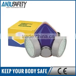 Half Face Double Cartridge Dustproof Respirator Mask thumbnail-1