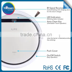 2016 Dropshipper Factory Sell Cleaning Robot Industry Robot Vacuum Cleaner With Mop uv Light Recharging thumbnail-6