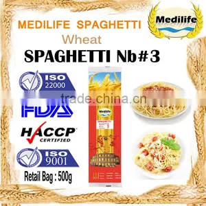 Best Durum Wheat Semolina Flour, Spaghetti, Wheat Pasta, Long Pasta Nb#3 500g thumbnail-1