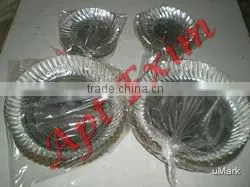 Disposable Bulk - Use and Throw White Paper Food Plate thumbnail-1
