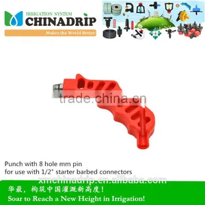 Punch With 8 Hole mm Pin for Use With 1/2" Starter Barbed Connectors thumbnail-1
