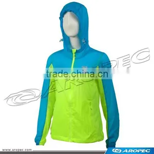 Light Weight Anti UV Hoodie Running Jacket for Lady thumbnail-1