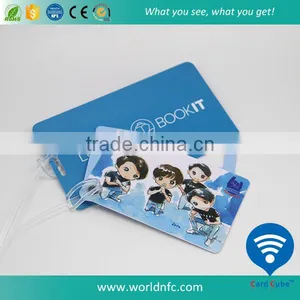 Promotion Plastic Baggage Tag Travel Tag With Transparent String thumbnail-4