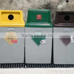 Customize Plastic Dustbin, Recycle Trash Bin ,blow Molding Sanitation ,HDPE Outdoor Plastic Dustbin thumbnail-3