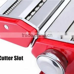 Italian Noodle Maker 150/180mm Detachable Stainless Steel Handle Pasta Machine thumbnail-1