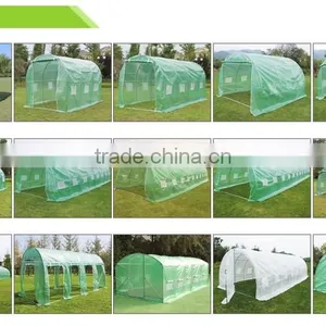 Kinds of Polytunnel Greenhouse Pollytunnel Poly Polly Tunnel Fully Galvanised Anti Rust Steel Frame thumbnail-1