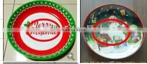 HOT SELL CHEAP CHRISTMAS HOLIDAY SERVING TRAY thumbnail-1