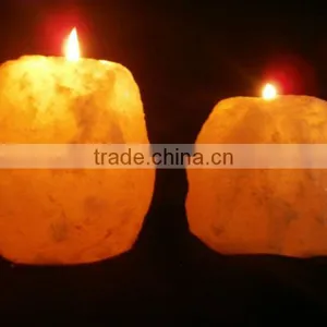 Rock Salt Candle Holder thumbnail-1