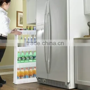 Kitchen Plastic Save Space Storage Trolley and Storage Organizer thumbnail-3