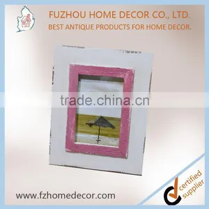 Custom Size Shabby Chic White Wood Painting Photo Frame With Good Quality thumbnail-1