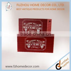 Set 2 Antique Decorative Wooden Storage Box,storage Organizer thumbnail-1