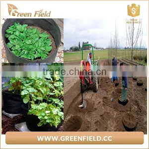 High Quality Black Breathable Felt Fabric Grow Bags thumbnail-1